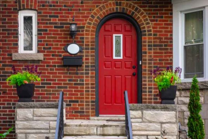 Front Door Colors with Red Brick